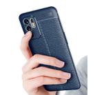 For OPPO Reno6 4G (Indonesia) Litchi Texture TPU Shockproof Case(Navy Blue) - 5