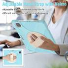 For iPad Pro 12.9 2022 / 2021/ 2020 / 2018  Silicone + PC Protective Tablet Case with Holder & Shoulder Strap(Ice Blue) - 7