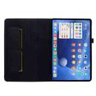 For Xiaomi Pad 5 / 5 Pro Horizontal Flip TPU + Fabric PU Leather Protective Case with Name Card Clip(Black) - 4