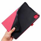 For Xiaomi Pad 5 / 5 Pro Horizontal Flip TPU + Fabric PU Leather Protective Case with Name Card Clip(Black) - 6