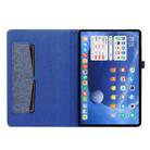For Xiaomi Pad 5 / 5 Pro Horizontal Flip TPU + Fabric PU Leather Protective Case with Name Card Clip(Dark Blue) - 4