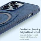 For iPhone 13 Pro ROCK SPACE Moca Magnetic Protective Case with Bracket For iPhone 13(Blue) - 4