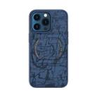 ROCK SPACE Moca Magnetic Protective Case with Bracket For iPhone 13 Pro(Blue) - 1