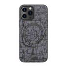 ROCK SPACE Moca Magnetic Protective Case with Bracket For iPhone 13 Pro Max(Grey) - 1