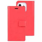 For iPhone 13 Pro GOOSPERY MANSOOR Crazy Horse Texture Horizontal Flip Leather Case with Holder & Card Slots & Wallet (Red) - 1