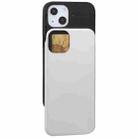 For iPhone 13 GOOSPERY SKY SLIDE BUMPER TPU + PC Sliding Back Cover Protective Case with Card Slot(Silver) - 1