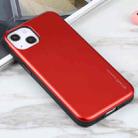For iPhone 13 GOOSPERY SKY SLIDE BUMPER TPU + PC Sliding Back Cover Protective Case with Card Slot(Red) - 2