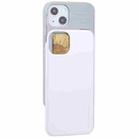 For iPhone 13 GOOSPERY SKY SLIDE BUMPER TPU + PC Sliding Back Cover Protective Case with Card Slot(White) - 1