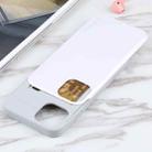 For iPhone 13 GOOSPERY SKY SLIDE BUMPER TPU + PC Sliding Back Cover Protective Case with Card Slot(White) - 5