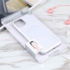 For iPhone 13 GOOSPERY SKY SLIDE BUMPER TPU + PC Sliding Back Cover Protective Case with Card Slot(White) - 6