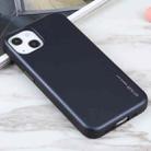 For iPhone 13 GOOSPERY SKY SLIDE BUMPER TPU + PC Sliding Back Cover Protective Case with Card Slot(Dark Blue) - 2