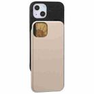 For iPhone 13 mini GOOSPERY SKY SLIDE BUMPER TPU + PC Sliding Back Cover Protective Case with Card Slot (Gold) - 1
