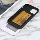 For iPhone 13 mini GOOSPERY SKY SLIDE BUMPER TPU + PC Sliding Back Cover Protective Case with Card Slot (Gold) - 4