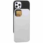 For iPhone 13 Pro GOOSPERY SKY SLIDE BUMPER TPU + PC Sliding Back Cover Protective Case with Card Slot (Silver) - 1