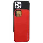 For iPhone 13 Pro GOOSPERY SKY SLIDE BUMPER TPU + PC Sliding Back Cover Protective Case with Card Slot (Red) - 1