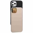 For iPhone 13 Pro Max GOOSPERY SKY SLIDE BUMPER TPU + PC Sliding Back Cover Protective Case with Card Slot (Gold) - 1