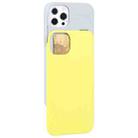 For iPhone 13 Pro Max GOOSPERY SKY SLIDE BUMPER TPU + PC Sliding Back Cover Protective Case with Card Slot (Yellow) - 1