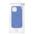 For iPhone 13 Pro GOOSPERY SILICONE Solid Color Soft Liquid Silicone Shockproof Soft TPU Case (Blue) - 3