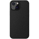 For iPhone 13 mini NILLKIN Synthetic Fiber Anti-slip Texture PC Protective Case (Black) - 1