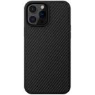 For iPhone 13 Pro Max NILLKIN Synthetic Fiber Anti-slip Texture PC Protective Case (Black) - 1