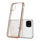 For iPhone 11 Pro GEBEI Plating TPU Shockproof Protective Case(Gold) - 1