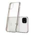 For iPhone 11 GEBEI Plating TPU Shockproof Protective Case(Silver) - 1