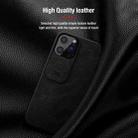 For iPhone 13 Pro NILLKIN QIN Series Pro Sliding Camera Cover Design Crazy Horse Texture Horizontal Flip Leather Case with Card Slot (Black) - 4