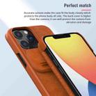 For iPhone 13 Pro NILLKIN QIN Series Pro Sliding Camera Cover Design Crazy Horse Texture Horizontal Flip Leather Case with Card Slot (Black) - 5