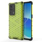 For OPPO Reno6 Pro+ 5G Shockproof Honeycomb PC + TPU Protective Case(Green) - 1