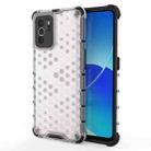 For OPPO Reno6 Z Shockproof Honeycomb PC + TPU Protective Case(White) - 1