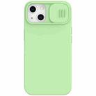For iPhone 13 NILLKIN CamShield MagSafe Magnetic Liquid Silicone + PC Full Coverage Case(Green) - 1
