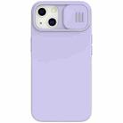 For iPhone 13 NILLKIN CamShield Liquid Silicone + PC Full Coverage Case(Purple) - 1