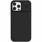 For iPhone 13 Pro Max NILLKIN CamShield Liquid Silicone + PC Full Coverage Case (Black) - 1