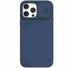 For iPhone 13 Pro Max NILLKIN CamShield Liquid Silicone + PC Full Coverage Case (Blue) - 1