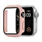 Shockproof PC+Tempered Glass Protective Case with Packed Carton For Apple Watch Series 6 & SE & 5 & 4 44mm(Pink) - 1