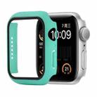 Shockproof PC+Tempered Glass Protective Case with Packed Carton For Apple Watch Series 6 & SE & 5 & 4 44mm(Light Green) - 1