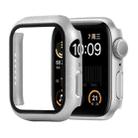 Shockproof PC+Tempered Glass Protective Case with Packed Carton For Apple Watch Series 6 & SE & 5 & 4 44mm(Silver) - 1