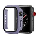 Shockproof PC+Tempered Glass Protective Case with Packed Carton For Apple Watch Series 3 & 2 & 1 42mm(Lavender) - 1