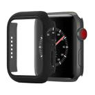 Shockproof PC+Tempered Glass Protective Case with Packed Carton For Apple Watch Series 3 & 2 & 1 42mm(Black) - 1