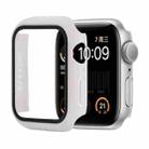 Shockproof PC+Tempered Glass Protective Case with Packed Carton For Apple Watch Series 6 & SE & 5 & 4 40mm(White) - 1