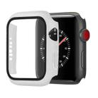 Shockproof PC+Tempered Glass Protective Case with Packed Carton For Apple Watch Series 3 & 2 & 1 38mm(Matte Transparent) - 1