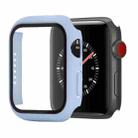 Shockproof PC+Tempered Glass Protective Case with Packed Carton For Apple Watch Series 3 & 2 & 1 38mm(Ice Sea Blue) - 1
