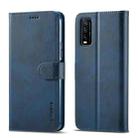 For Y20/Y20i/Y30/iQOO U1x LC.IMEEKE Calf Texture Horizontal Flip Leather Case with Holder & Card Slots & Wallet(Blue) - 1