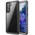 For Samsung Galaxy S21 FE 5G Waterproof Dustproof Shockproof Transparent Acrylic Protective Case(Black) - 1