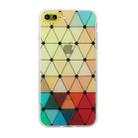 Hollow Diamond-shaped Squares Pattern TPU Precise Hole Phone Protective Case For iPhone 8 Plus / 7 Plus(Yellow) - 1