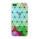 Hollow Diamond-shaped Squares Pattern TPU Precise Hole Phone Protective Case For iPhone 8 Plus / 7 Plus(Green) - 1