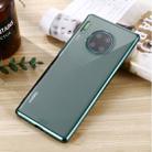 For Huawei Mate 30 GEBEI Plating TPU Shockproof Protective Case(Dark Green) - 1