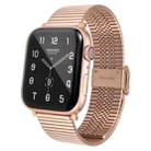 Multi-baht Steel Watch Band For Apple Watch Ultra 49mm / Series 8&7 45mm / SE 2&6&SE&5&4 44mm / 3&2&1 42mm(Rose Gold) - 1