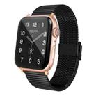 Multi-baht Steel Watch Band For Apple Watch Series 8&7 41mm / SE 2&6&SE&5&4 40mm / 3&2&1 38mm(Black) - 1