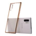 For Galaxy Note 10+ GEBEI Plating TPU Shockproof Protective Case(Gold) - 1